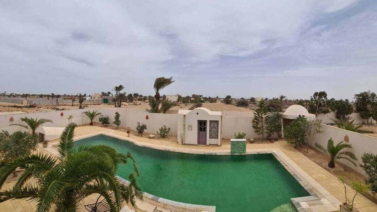Djerba Ajim House | Évasion Paradisiaque à Djerba - Maison de Vacances Avec Piscine