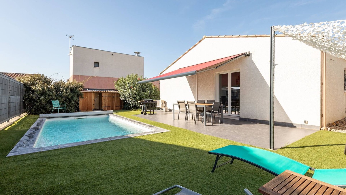 Vendres House | Ô Soleil - Avec piscine privée