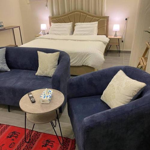 Shihar Apartment | شقة أنيقة وصغيرة للعائلات من غرفتين نوم - وصول ذاتي