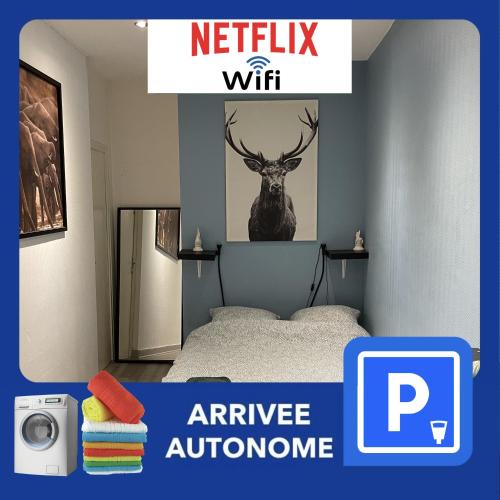 Cret de Roc Apartment | 010 CHIC & COSY F1 29m2 HYPERCENTRE WIFI SMART TV NETFLIX