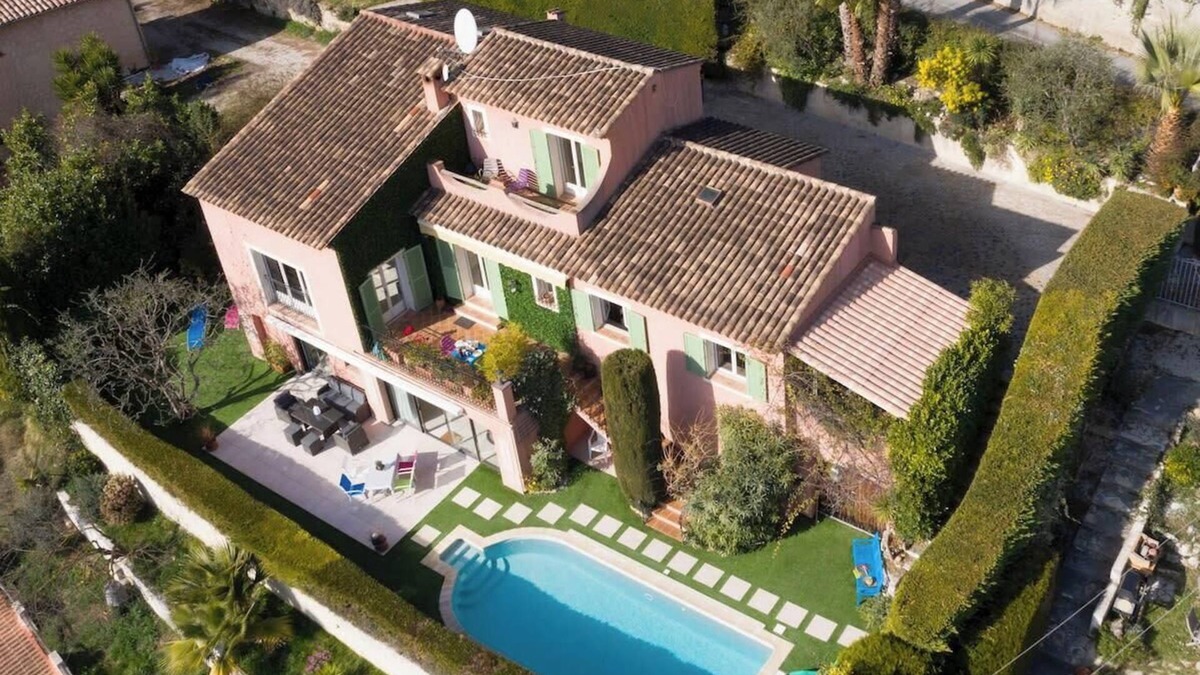 Tourrette-Levens Villa | 06C-Villa for 8 persons with pool near Nice