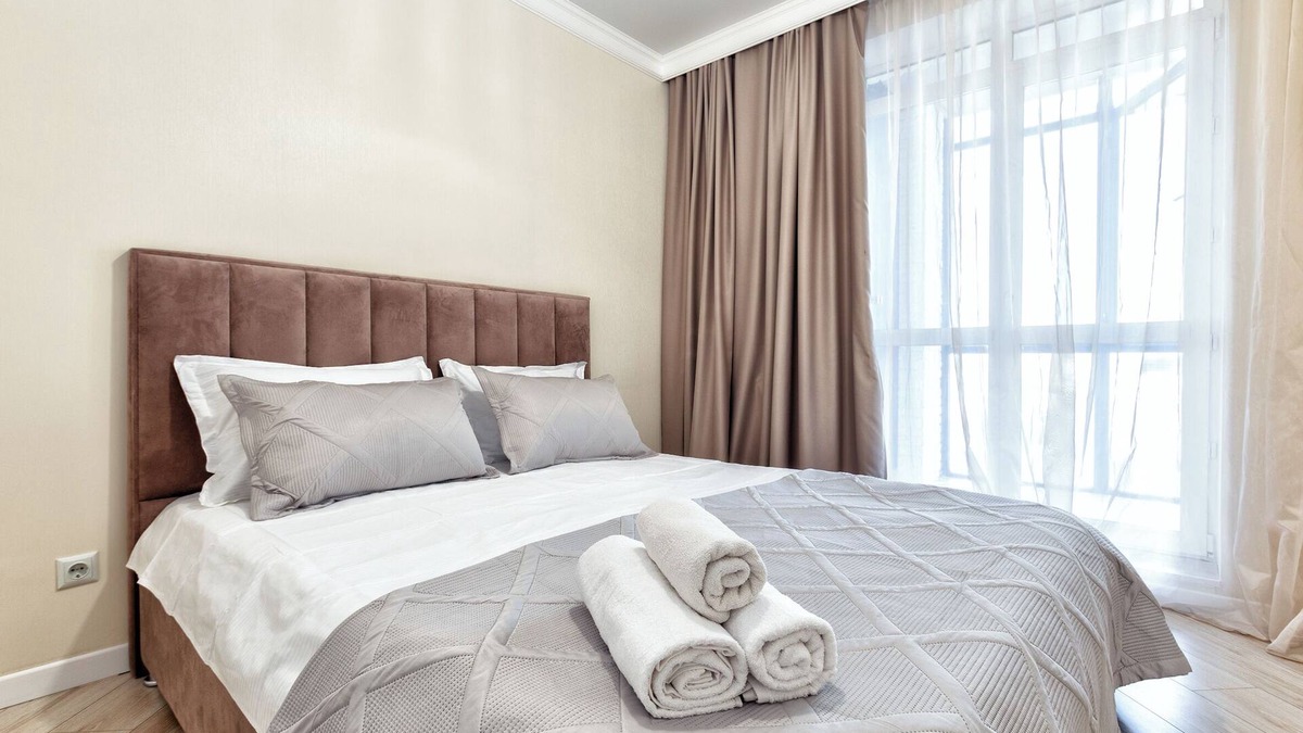 Nur-Sultan Apartment | 1-bedroom apartment with a city view near the riverside in Astana