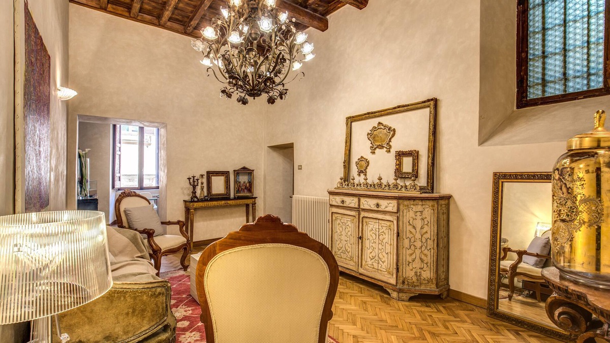 Rione VIII Sant'Eustachio Apartment | 1 Min to Pantheon – Designer 2BR Apt with 3 AC + Elevator