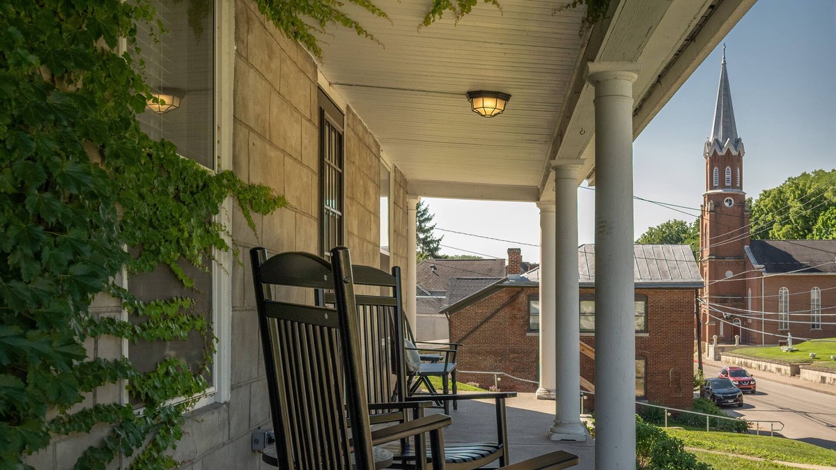 Galena House | 10 Min Walk to Main St., Updated 1840s Historic Home, Stocked Kitchen, W/D,