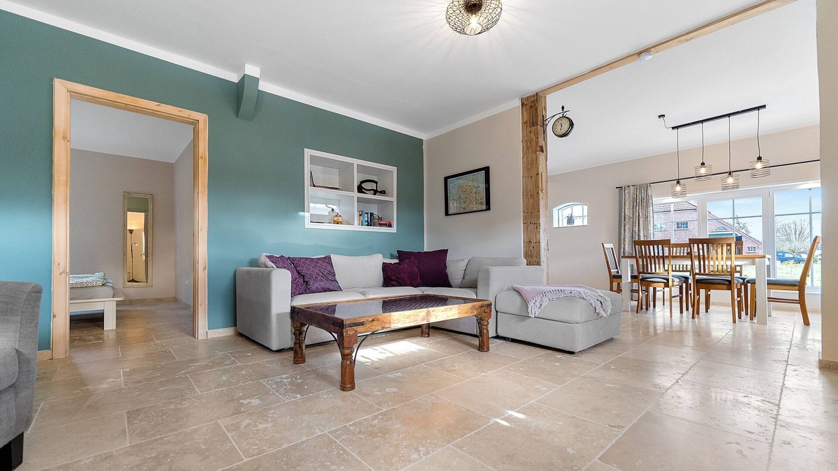 Spetzerfehn House | 100-jähriges Fehnhaus an der Wieke mit Kamin