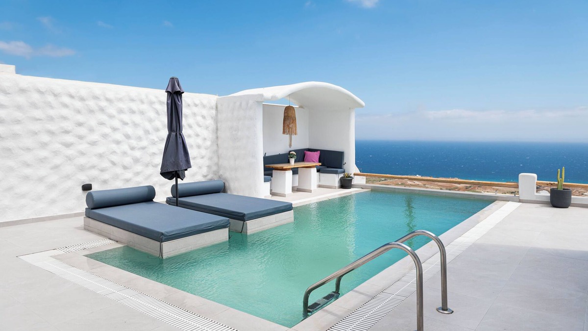 Vourvoulos Villa | 101. Luxury Villa, Private Pool, Aegean Sea View