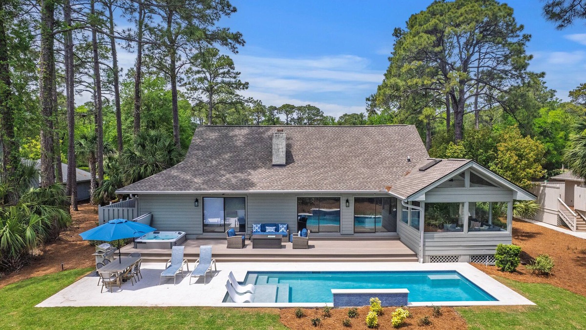 Hilton Head Island House | 120 Club Course @ Sea Pines | Lagoon & Golf Views | Pool & Spa
