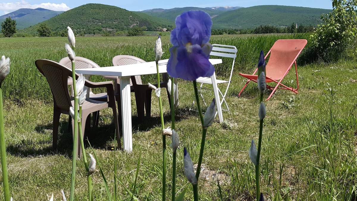 Ongles Apartment | 13-person apartment in Provencal farmhouse. Terrace with breathtaking view