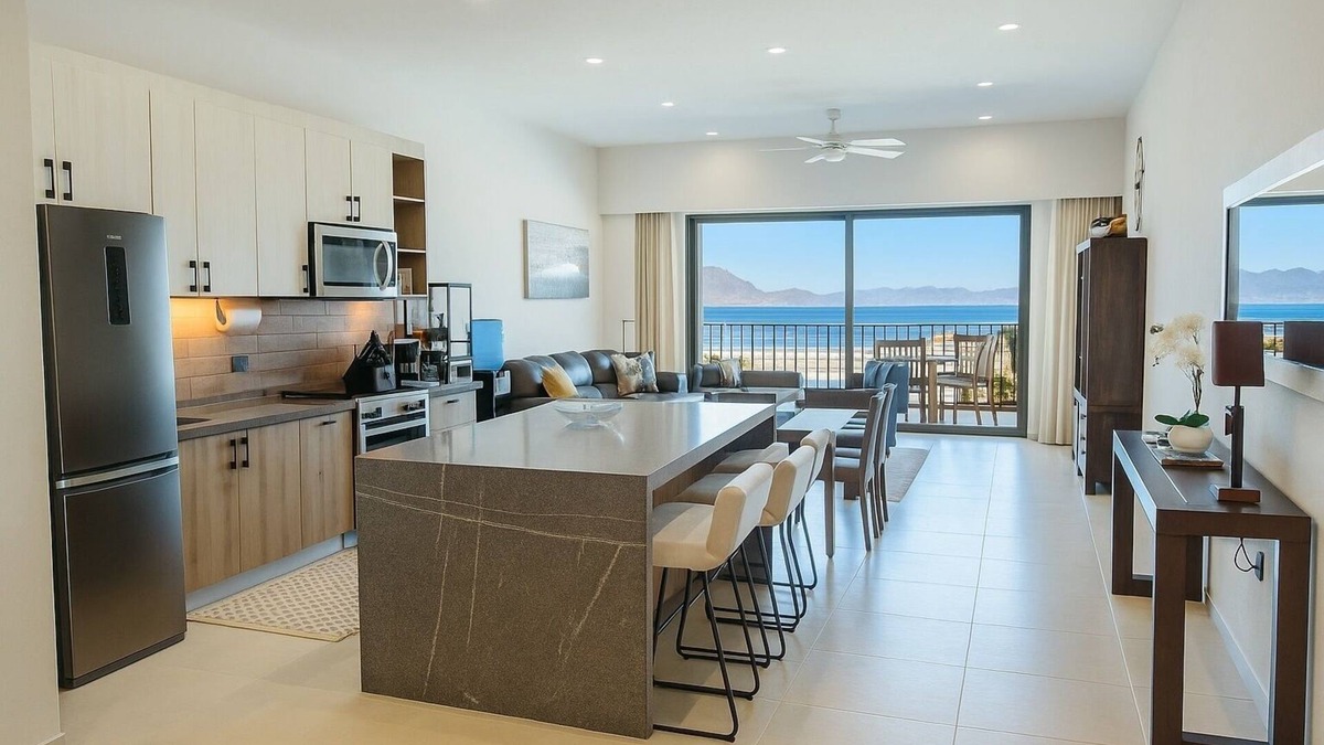 Loreto Condo | 1306 2BR/2.5BA Oceanfront Loreto @ Danzante Bay