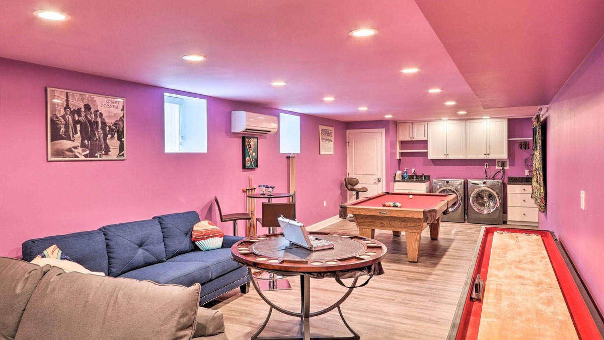 Brodheadsville Villa | 16 Mi to Camelback Resort: Getaway w/Game Room