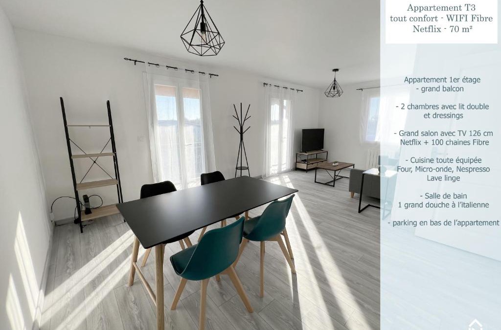 Gond-Pontouvre Apartment | 178A - T3 Tout Confort du Gond - 70 m2