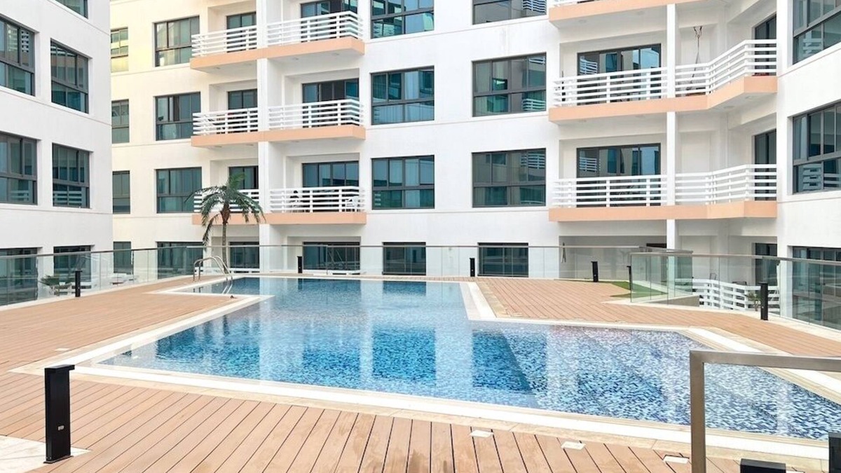 Muscat Apartment | 1BHK Near Airport, Pool, Parking