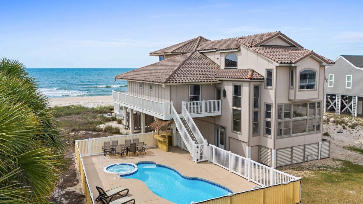 East End House | 1st Dibs, Gulf front, private pool