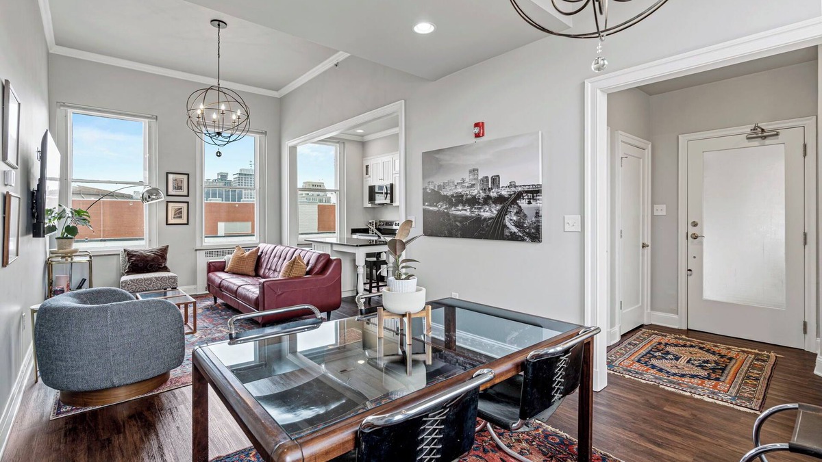 City Center Apartment | 2-Bed 2-Bath Condo- Free Parking! - Downtown - Housekeeping & Utilities Included