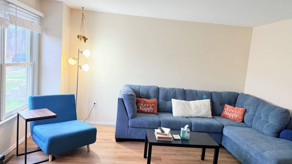 Danville House | 2-bedroom townhome in charming Danville near Geisinger Medical Center