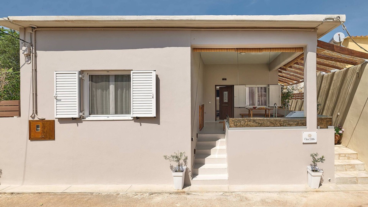 Melidoni Villa | 2 bedroom Villa with heated Pool-Spa whirlpool-BBQ!