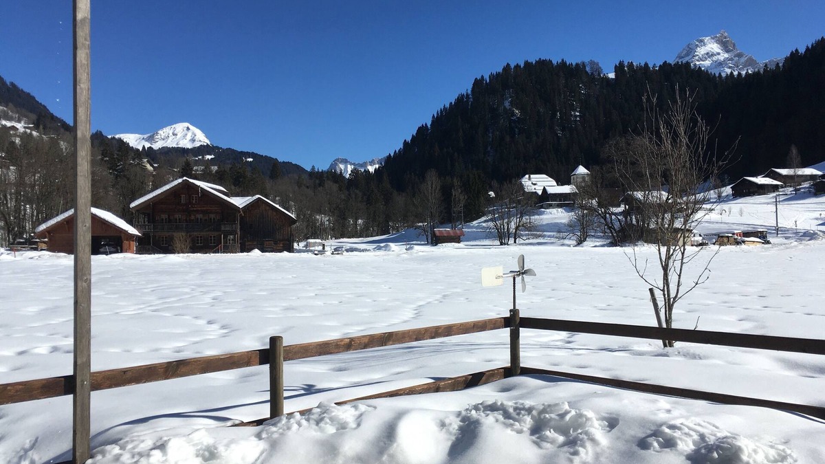 Vers L'Eglise Ski Chalet | 2-level apartment in a traditional chalet 2 steps from the slopes