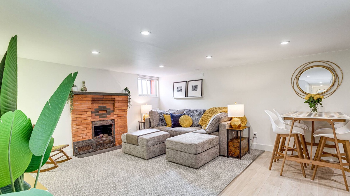 City Park Apartment | 2 Mi to Downtown Denver: Stylish Gem w/Fireplace!
