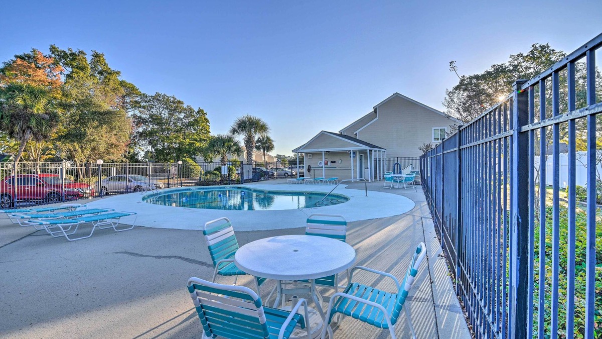 Surfside Beach Apartment | 2 Mi to Surfside Beach: Condo w/Community Pool!