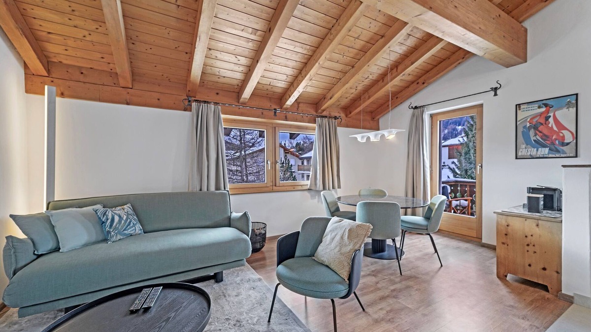 Celerina-Schlarigna Apartment | 2-roomed apartment on the second floor, 51m2.