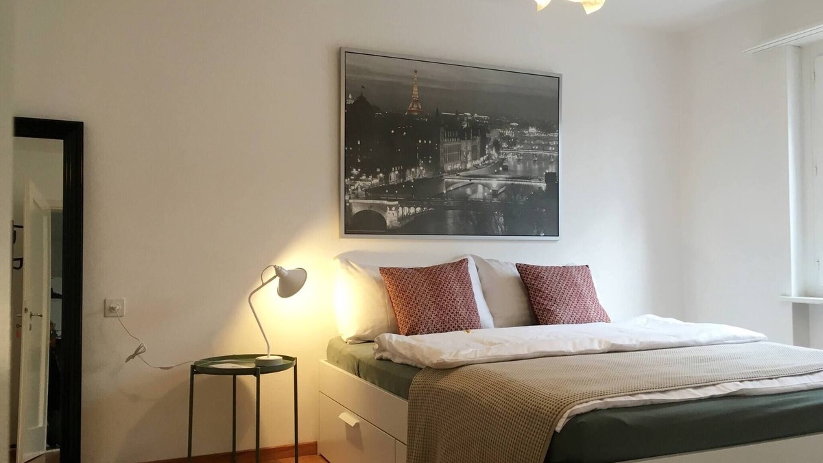 St. Gallen Apartment | 2 rooms with balcony, central, quiet location