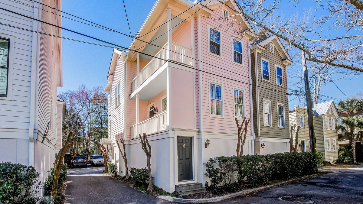 Harleston Village House | 2-story downtown Charleston house with balcony, washer/dryer, central AC, WiFi