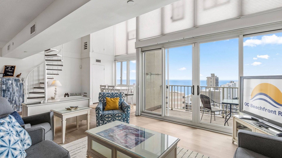 North Ocean City Condo | 2 Story Penthouse 2504 The Quay Epic Views