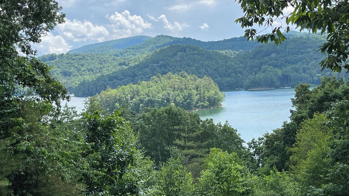 Cullowhee Cabin | 2 Views! Front view of Lake Glenville & back view of Christmas Tree farm!