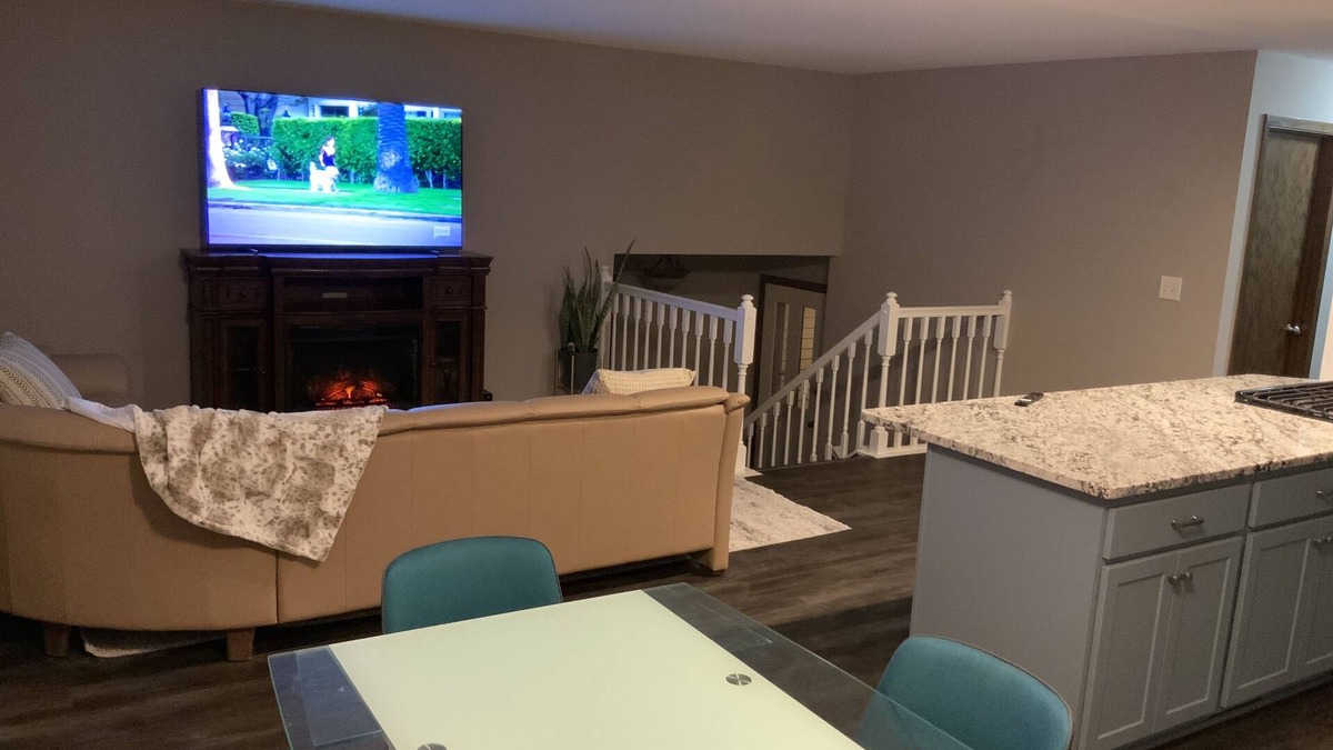 North Saint Paul House | 2000 sq ft home with a swimming pool and a hot tub