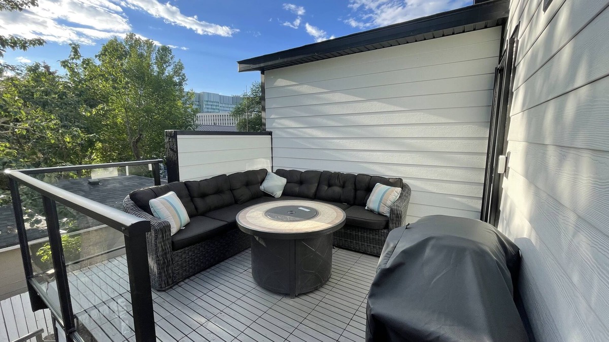 Northwest Calgary House | 2022 New Build - Laneway Home in the Trees