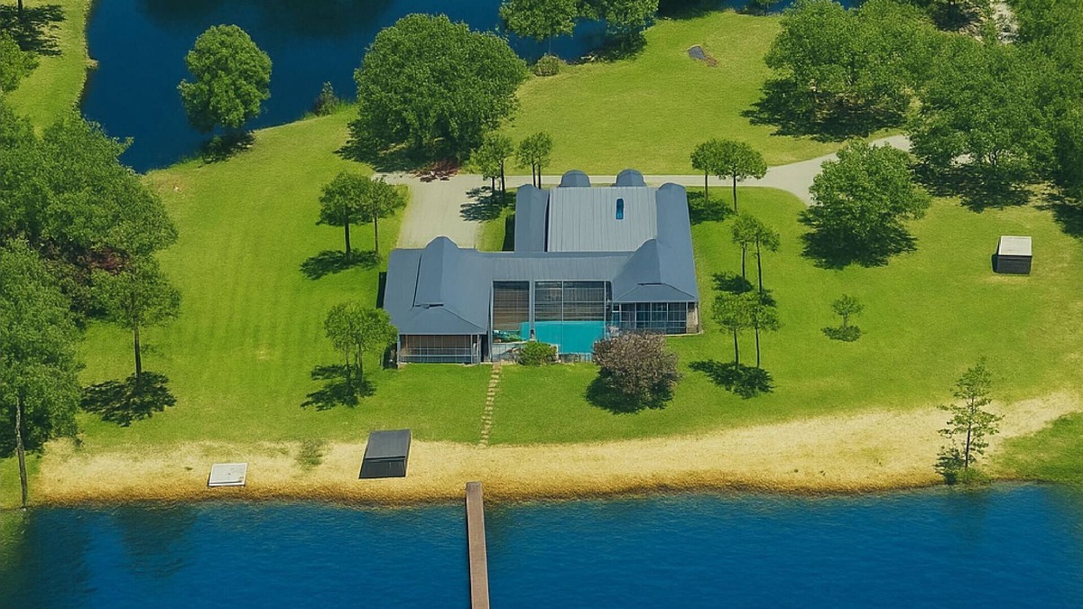 Highland House | 21-Acre Lakefront Paradise: Pool, Beach, Animals & Fire Pit