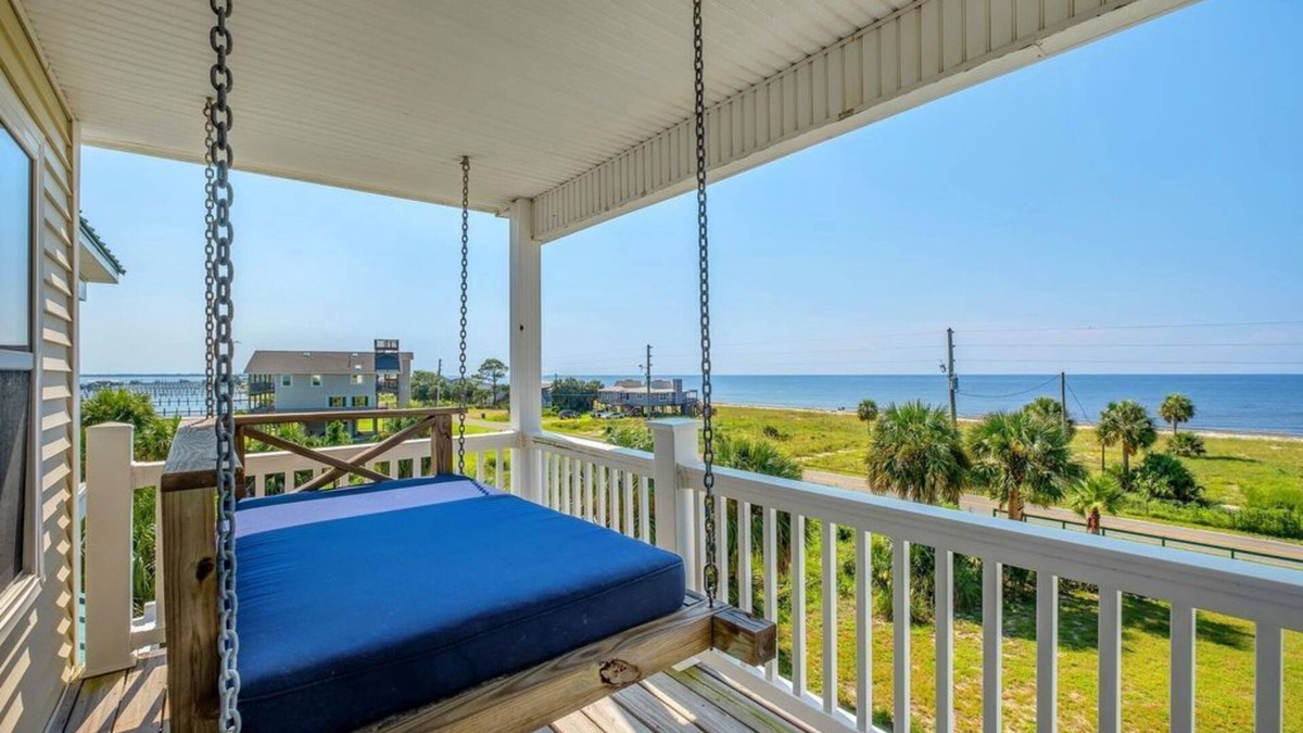 Alligator Point House | 25% off for November thru February. 4 porches with panoramic views