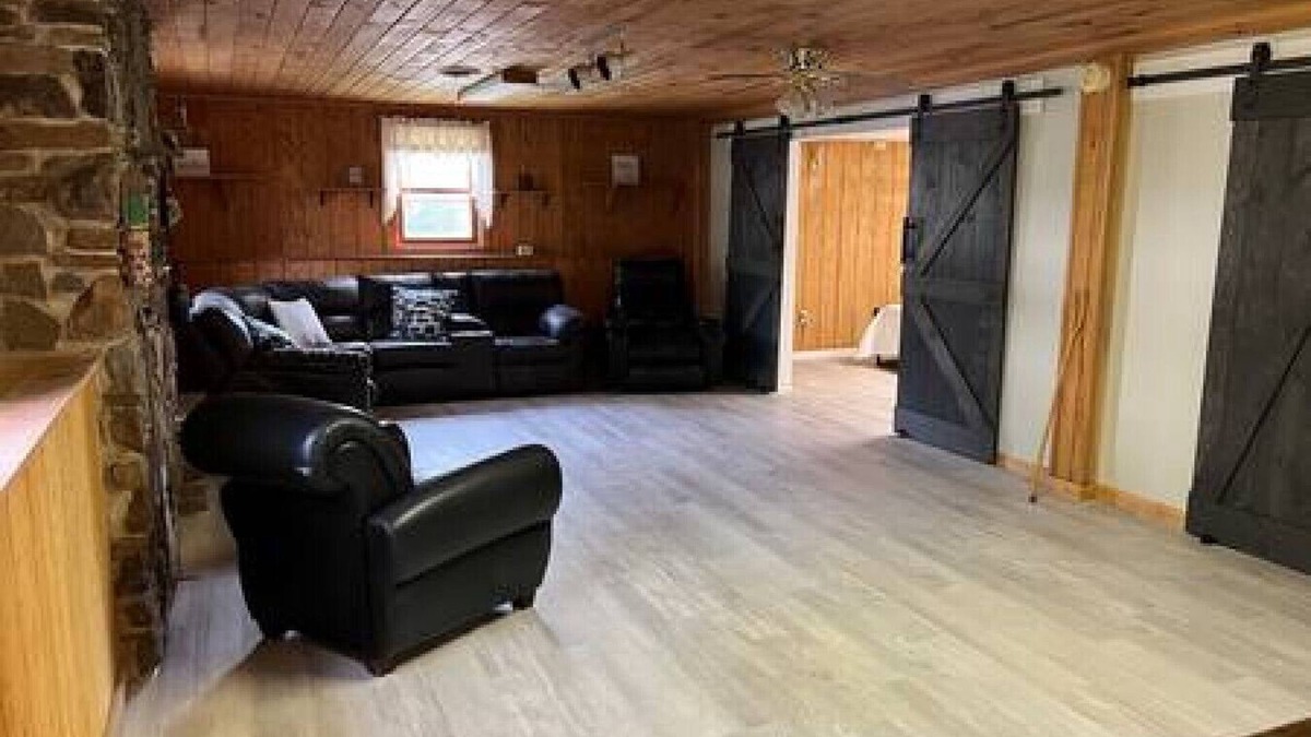 Wellsboro House | 2BR w/Fireplace | Backyard Seating + Firepit