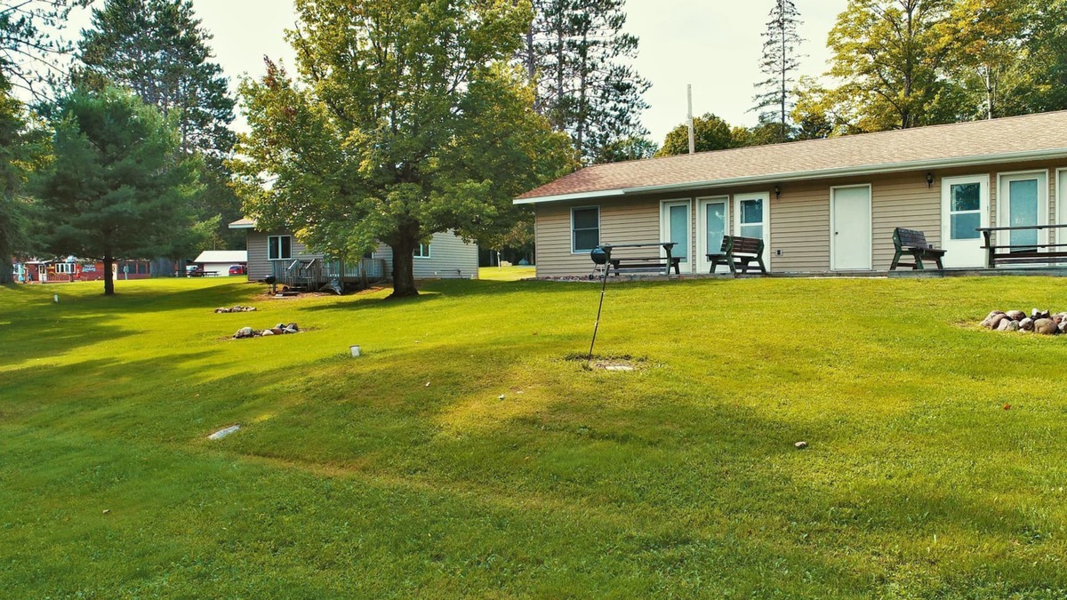 Hayward Cabin | #2Lakeside Cabin W/Beautiful Views Of Moose Lake ~ Private Dock with Boat launch
