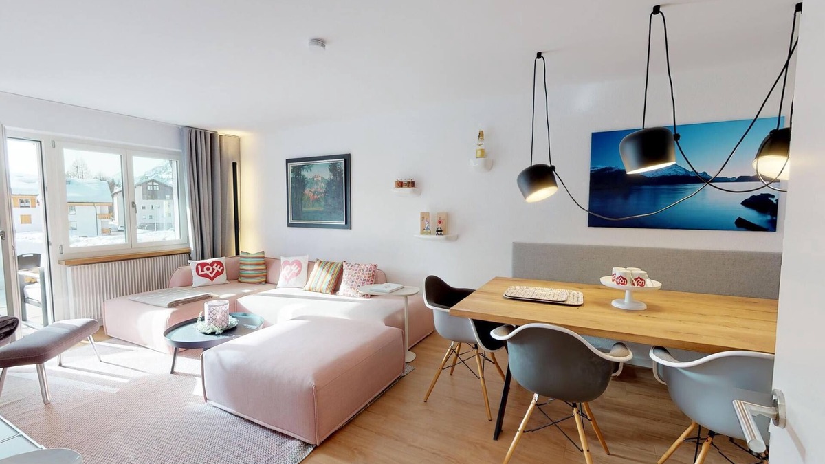 Surlej Apartment | 3 ½ -room apartment on the 1st floor (raised ground floor).