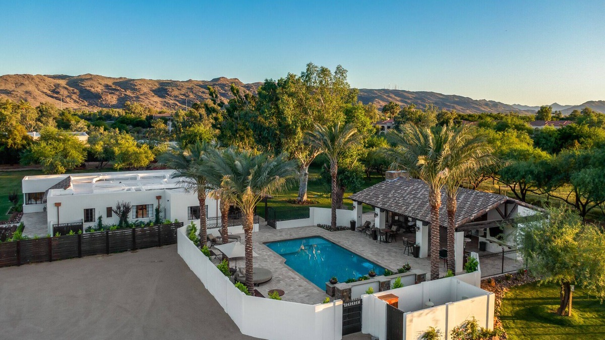 South Mountain House | 3- Acre Privately Gated Ranch Heated Pool, Outdoor Living