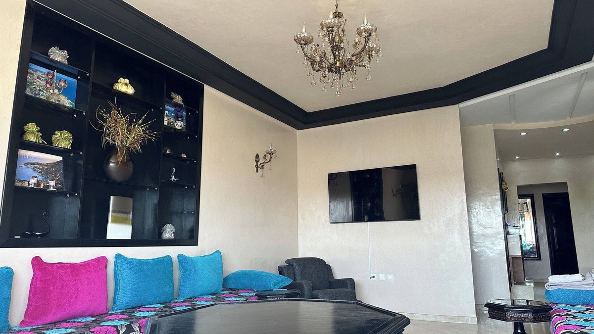 Ain Chock Apartment | 3-bedroom apartment in fabulous Casablanca with WiFi, AC