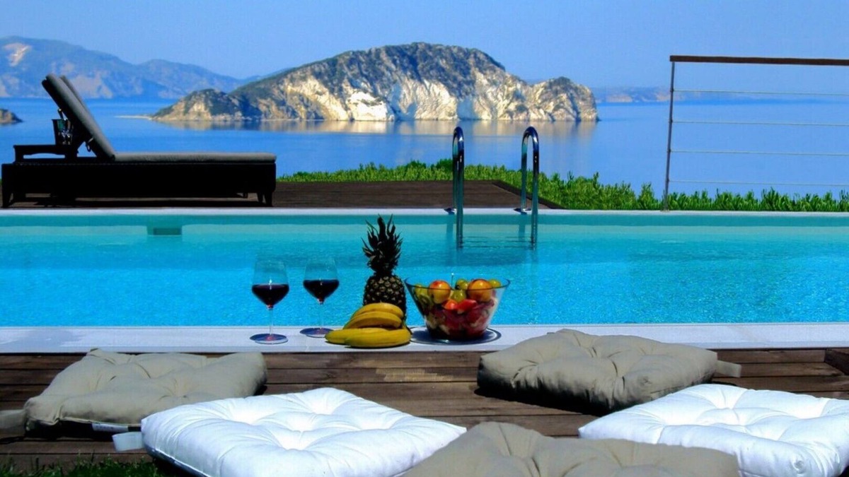 Marathias Villa | 3/Bedroom Villa With Private Pool - Sea View - For 6+ Persons