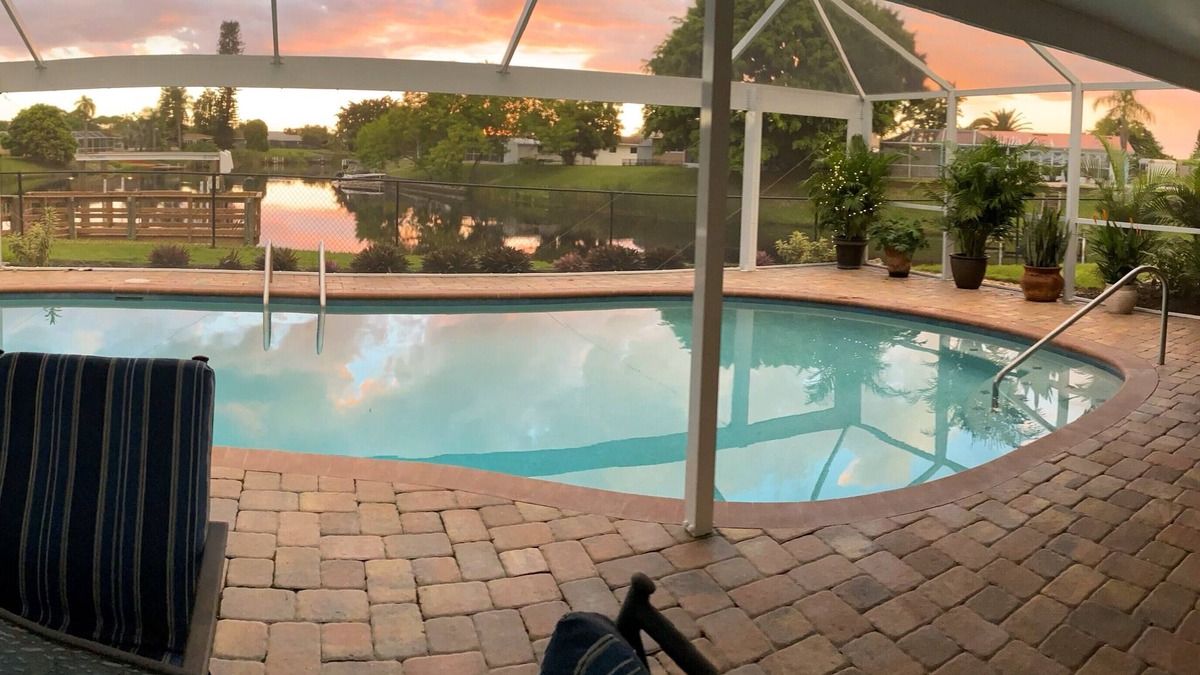 North Port House | 3 Bedroom Waterfront Home w/Heated Saltwater Pool!