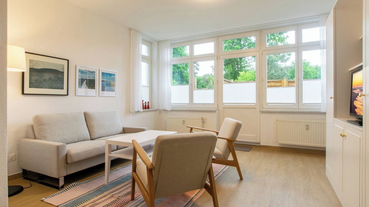 Seebad Heringsdorf Apartment | 3-room vacation apartment directly on the Baltic Sea - use of sauna in the house included!