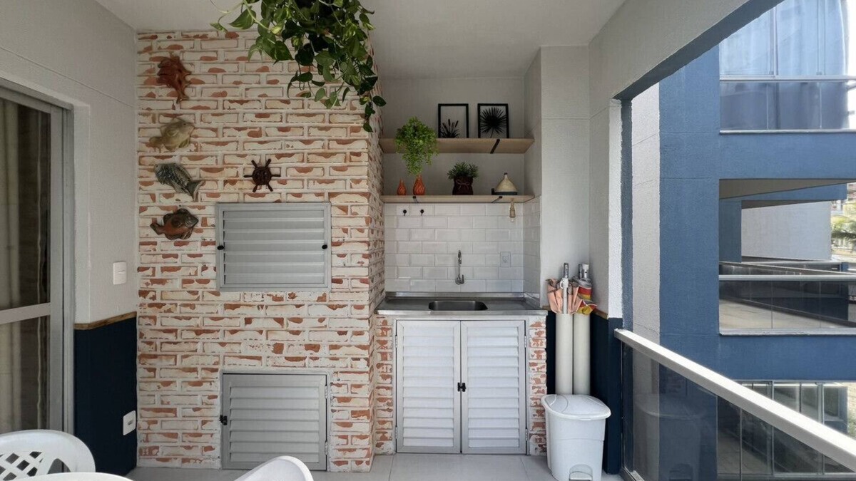 Itapema Apartment | 3 Rooms by the Sea with Wifi and air conditioning