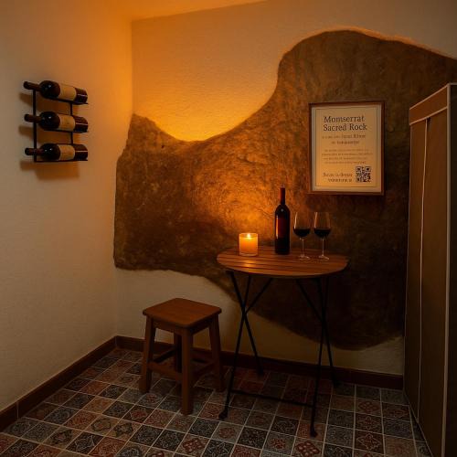 Monistrol de Montserrat Apartment | 3-Story Gaudi Building with Montserrat Stone