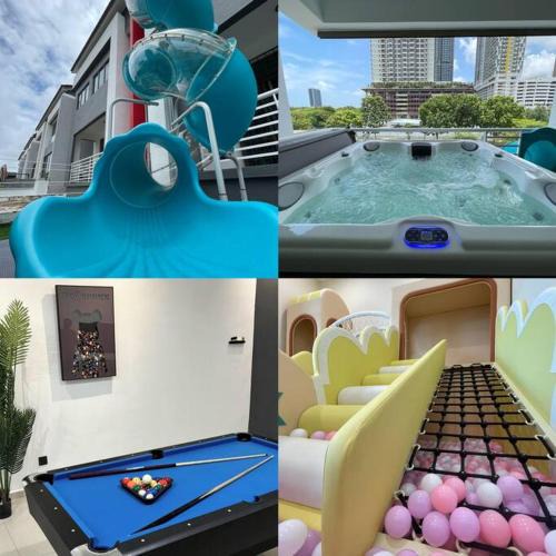 Malacca City House | 3 Story House With Jacuzzi PlyGround 18Pax Melaka Town 10min Jonker