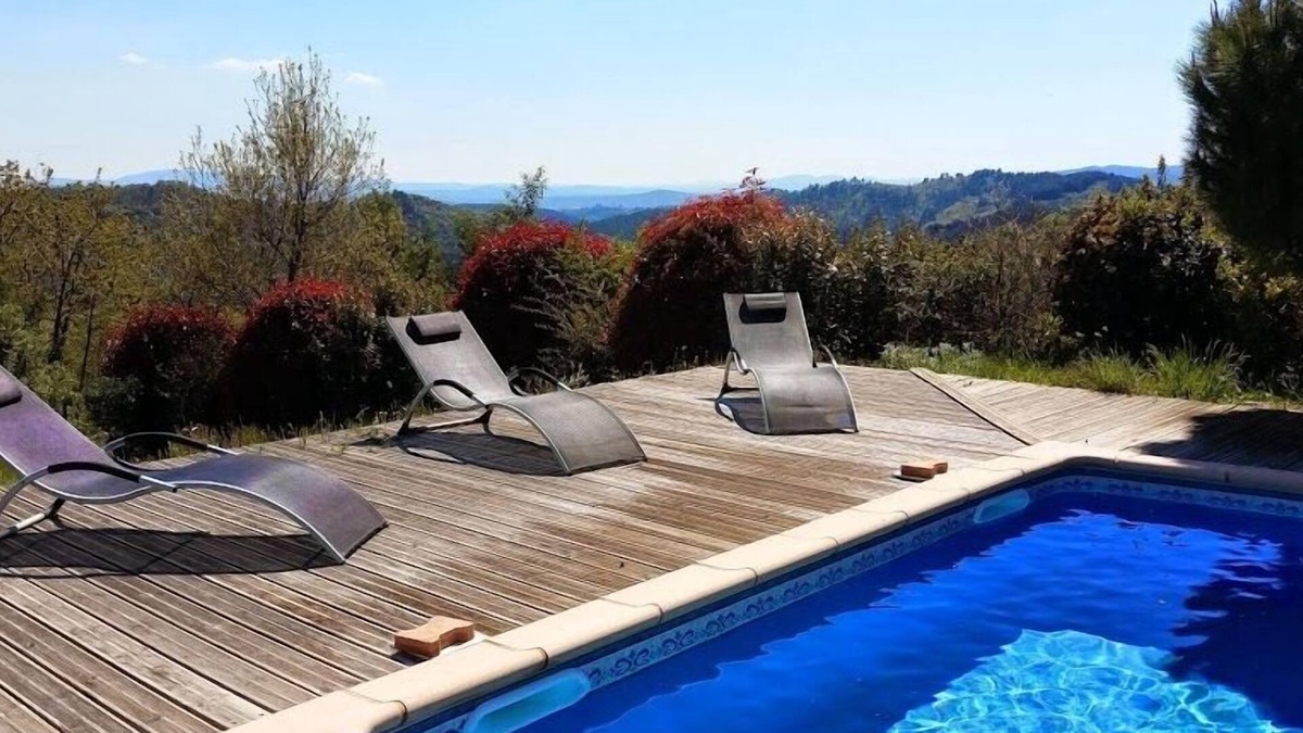 Saint-Andeol-de-Vals House | 3-unit estate with large 12x6 saltwater swimming pool - Ideal for large families