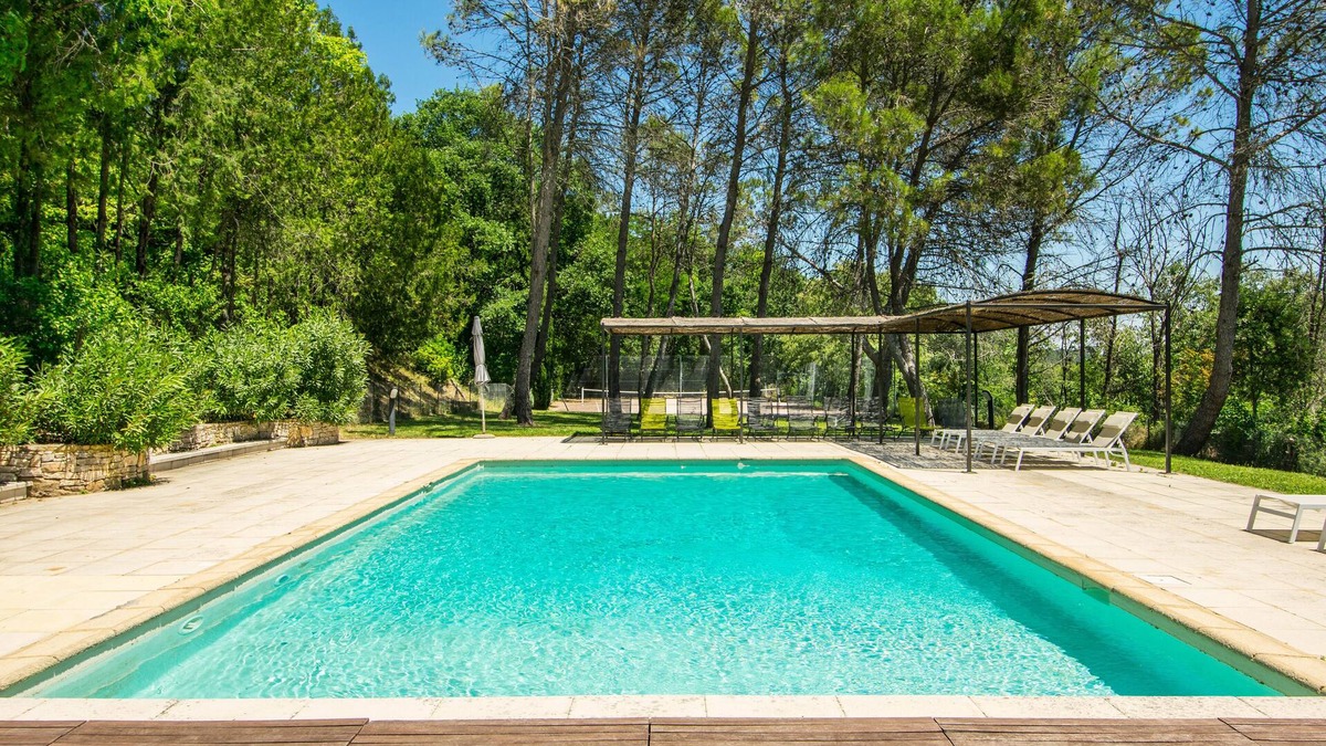Goudargues Other | 300 Year Old Provencal Mas with Floodlit, Tennis Court and Large Private Pool