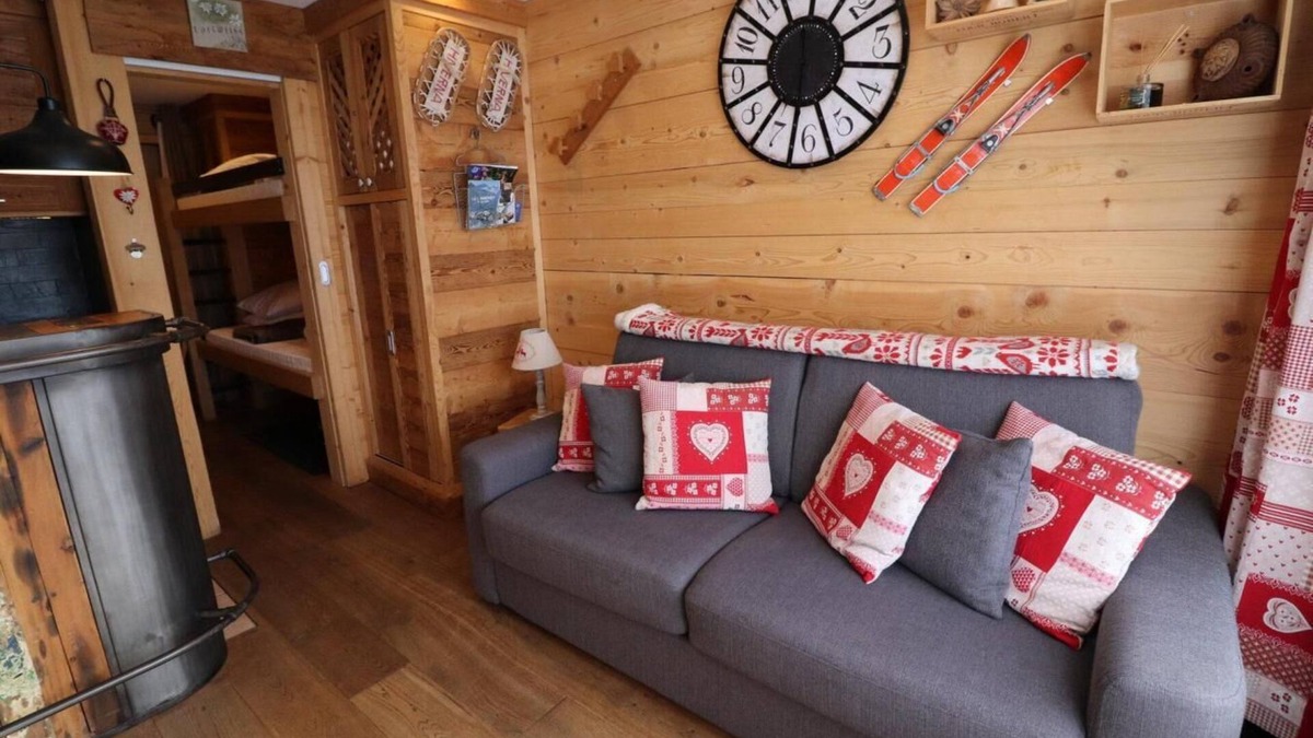Le Lavachet Apartment | 300m from ski slopes, Ground floor, balcony, tv, ski locker, 27m², Tignes