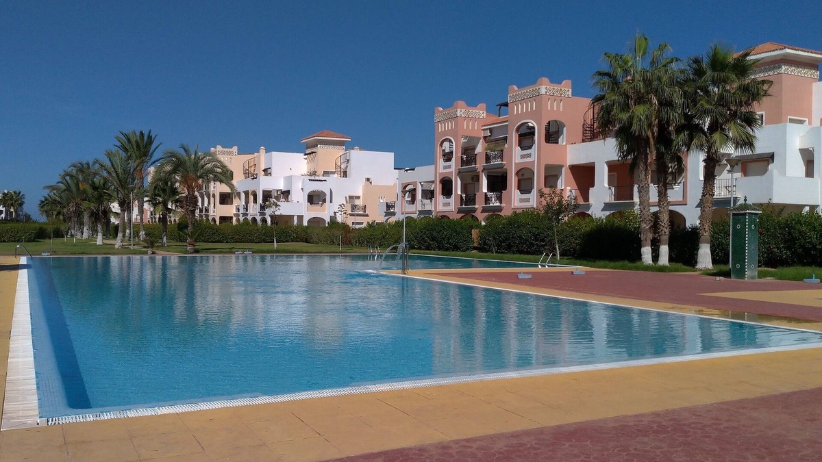 Marina Apartment | 390. Apartment 120 m² Wifi and Air conditioning for 6 people MAXI at the SAIDIA marina