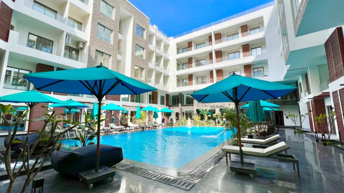 Al Ahyaa Apartment | 3BR 2BA Escape 4 Pools Wi-Fi Onsite Shop Onsite Restaurant Near El Gouna