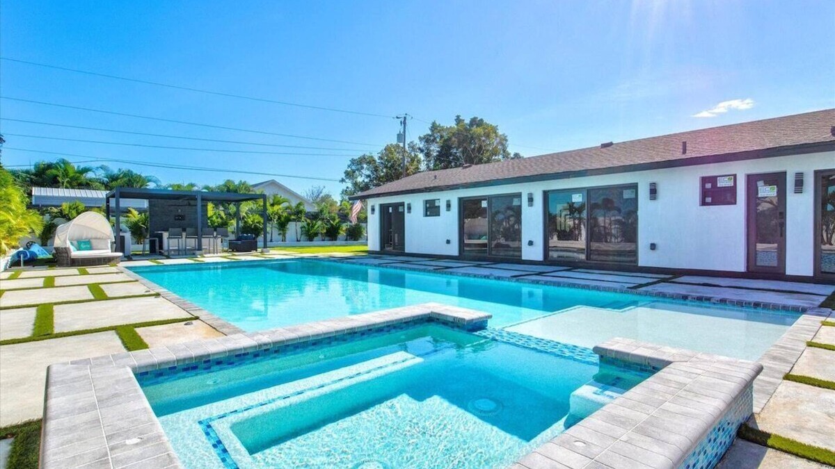 Belair Bayou House | 3BR/2BA Private Oasis: Pool, Hot Tub, Dining