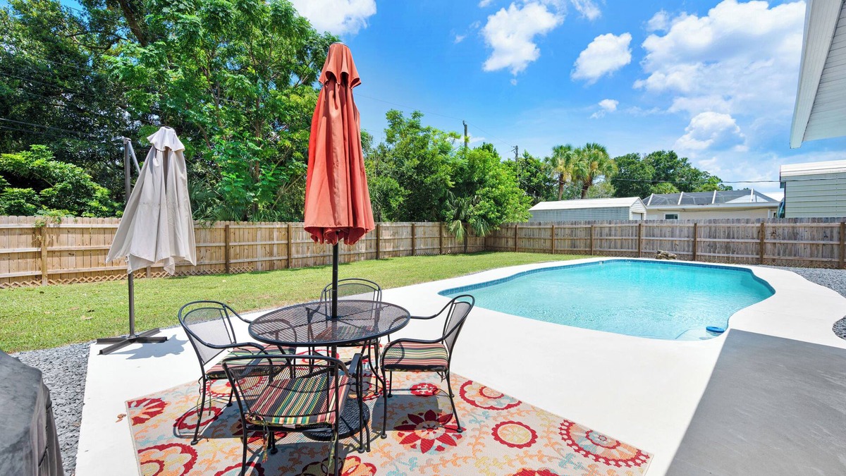 Rockledge House | 4/2 pool home. Close to Cocoa Village, USSSA, Kennedy Space Center, Cocoa Beach